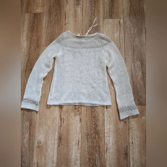 RARE! Vintage 70s Polo Jeans Ralph Lauren Sweater Fair Isle Mohair Wool M